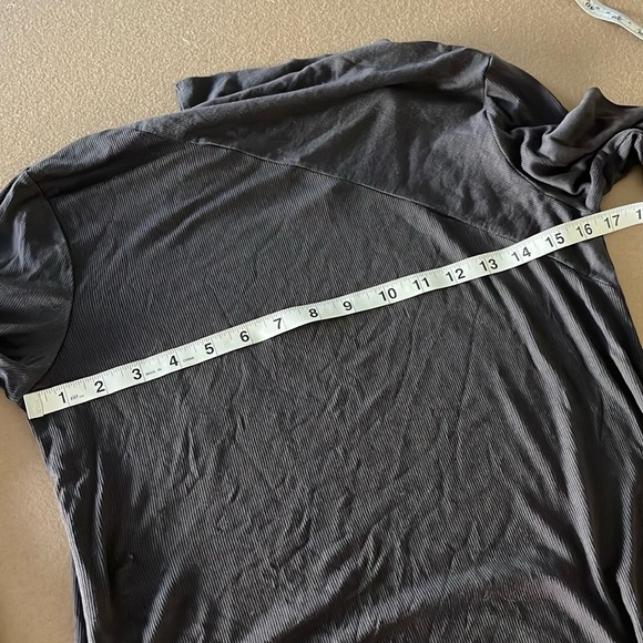 AG Adriano Goldschmied Women's Chels Ribbed Knit Fitted Longsleeve Turtleneck- M - Picture 6 of 10